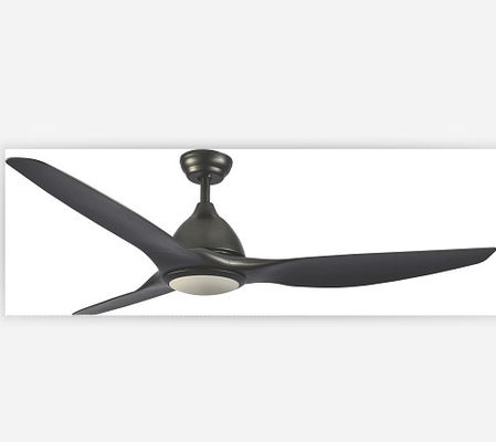 64 Inch 3 ABS Blade Ceiling Fan With Light Minimalistic Design Strong Wind Power