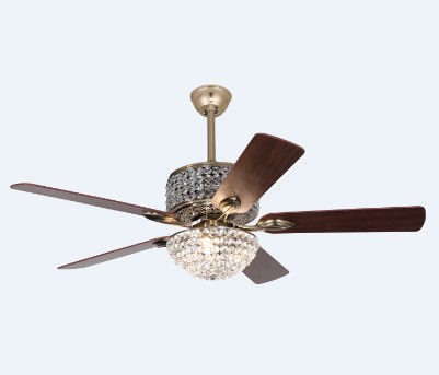 High quality matel plastic white blackled 5 blade ceiling fan with light