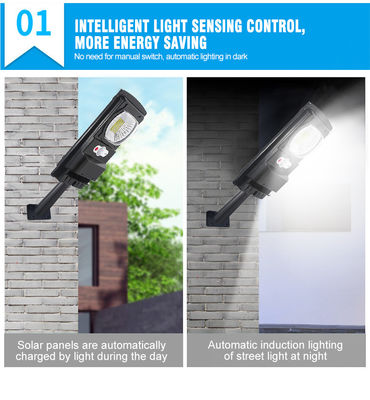 6500K 12v Dc 100W LED Solar Powered Street Light 110lm/W Home Using