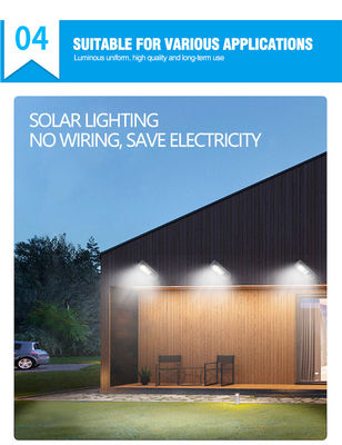 6500K 12v Dc 100W LED Solar Powered Street Light 110lm/W Home Using