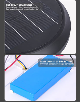 35/65/85CM Stainless Steel LED Solar Garden Light 6500LM Support Dimmer