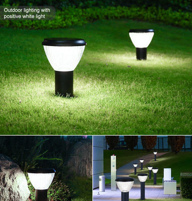 35/65/85CM Stainless Steel LED Solar Garden Light 6500LM Support Dimmer