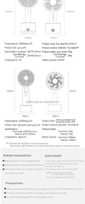 Portable Battery Charging Fan Cool Mist Outdoor Travel Hand Fans Rechargeable Hand Fan