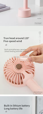 Portable Battery Charging Fan Cool Mist Outdoor Travel Hand Fans Rechargeable Hand Fan