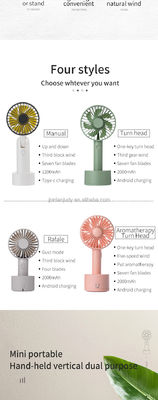 Portable Battery Charging Fan Cool Mist Outdoor Travel Hand Fans Rechargeable Hand Fan