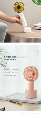Portable Battery Charging Fan Cool Mist Outdoor Travel Hand Fans Rechargeable Hand Fan