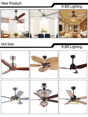 Modern Decorative 4100k Crystal Ceiling Fan With Light Remote Control Invisible Retractable Blade