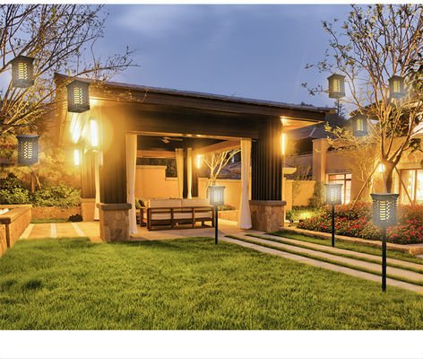 FCC modern 95lm/w ABS LED Solar Landscape Light Solar Flicker Stake Light