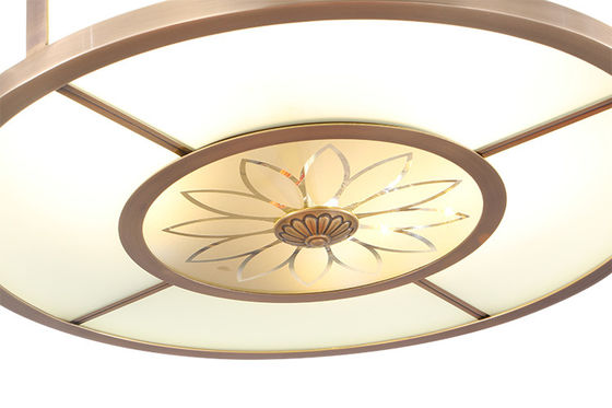 42 inch 3500K Remote Control Retractable Ceiling Fan Light 220VAc Invisible Blades