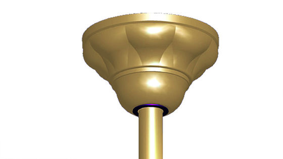 Crystal Lampshade Silent LED 36W Retractable Ceiling Fan Light With Folding Blades