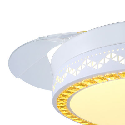 Modern Decorative 5250lm 70W White Foldable Ceiling Fan With Light For Home