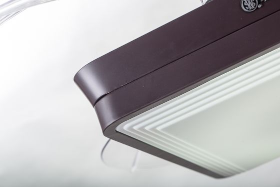 Brown 70 Watt Flush Mount Retractable Ceiling Fan Light With Remote 5250lm