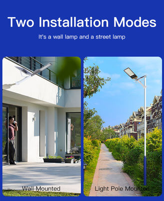 150W 250W 450W LED Solar Powered Street Light 6V 5 Modes Solar Road Lamp