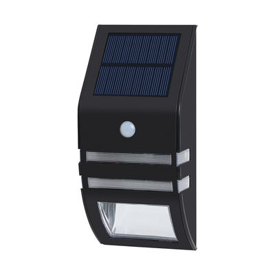 Black 120LM LED Solar Sensor Wall Light outdoor 8-10Hours Working Time