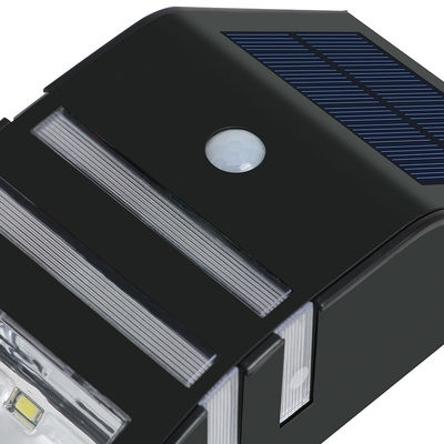 Black 120LM LED Solar Sensor Wall Light outdoor 8-10Hours Working Time