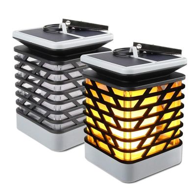 30LM  3500K Solar Led Flickering Flame Torch Light