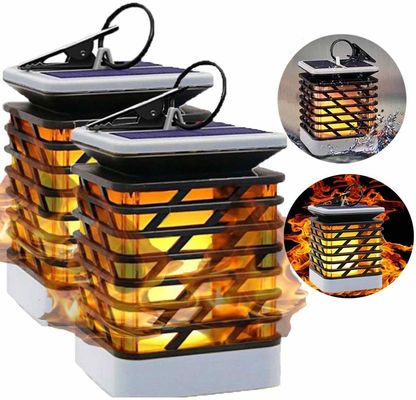 30LM  3500K Solar Led Flickering Flame Torch Light