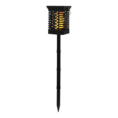 Warm White IP65 75 LED Solar Garden Light 100lm/w Solar Flame Flickering Lamp Torch