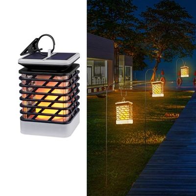 Warm White 3500K 40LM Wireless LED Solar Garden Lanterns Solar Flame Torches