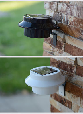 Outdoor 5000K 21LM Solar Gutter Downlights Led Solar Fence Lights With PIR Motion Sensor