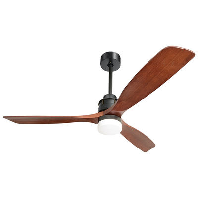 Fashion Adjustable 65W 60 Inch 3 Blade Ceiling Fan Light 1500lm