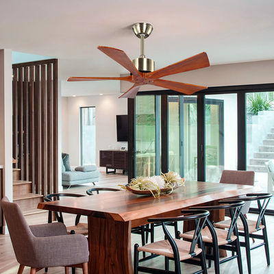 RoHS Natural Wood 75w Modern 5 Blade Ceiling Fan 42 Inch Ceiling Fan Light Electric