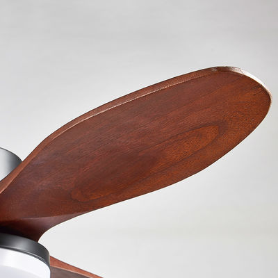 Plywood Blade Vintage Electric 20w Ceiling Fan 52 Inch With Light Decoration For Home