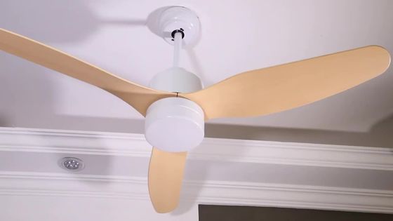 3 Rotary Vane DC220V LED 12W Wood Ceiling Fan Light for Household Hotel