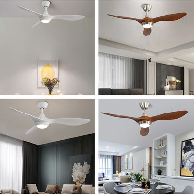Popular 52 Inch 90lm/W ABS Blade Ceiling Fan With Light 50000hours