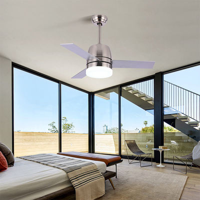 65W 3000K 36 Inch Ceiling Fan Light Iron 3 Blade Metal Ceiling Fan