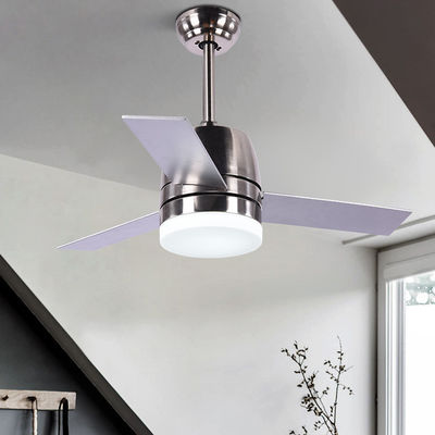 65W 3000K 36 Inch Ceiling Fan Light Iron 3 Blade Metal Ceiling Fan