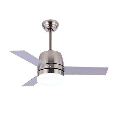 65W 3000K 36 Inch Ceiling Fan Light Iron 3 Blade Metal Ceiling Fan