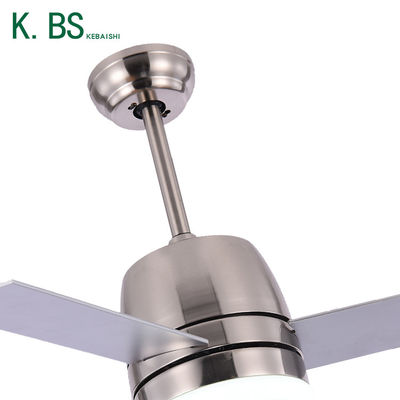 65W 3000K 36 Inch Ceiling Fan Light Iron 3 Blade Metal Ceiling Fan