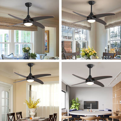3000-5000K 50000Hour Iron Plywood Metal Blade Ceiling Fan Lamp Energy Saving