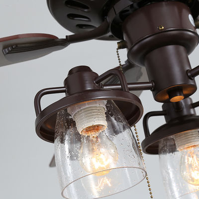 52Inch Crystal Cooling Air Ceiling Fan Light