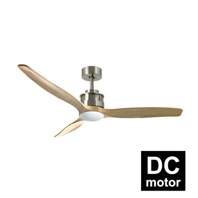 Decor Livingroom 40w 52 Inch Wood Ceiling Fan Light 3 Blades DC Motor