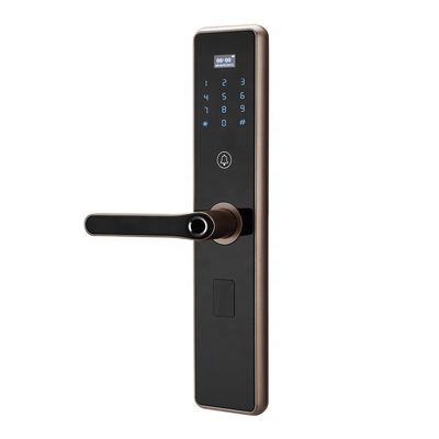 Keyless Swipe Card Fingerprint 70mm Smart Electronic Lock 8 AA batteries