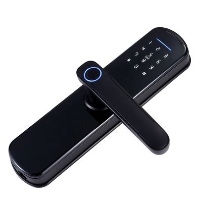 App Double Sided Fingerprint Lock For Iron Gate Silver Black