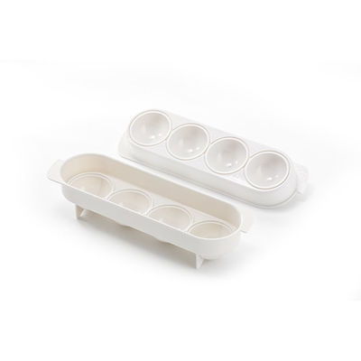 CE EU Silicone Kitchenware Products 115g Spherical Ice Cube Tray With Lid