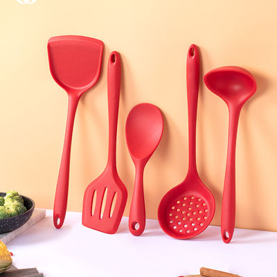 LFGB Eec 7 Piece Silicone Cooking Set / Silicone Kitchen Utensils Set