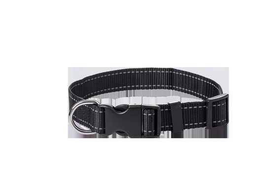 Eco Friendly OEM ODM Custom Classic Nylon Pet Collar With Plastic Buckle