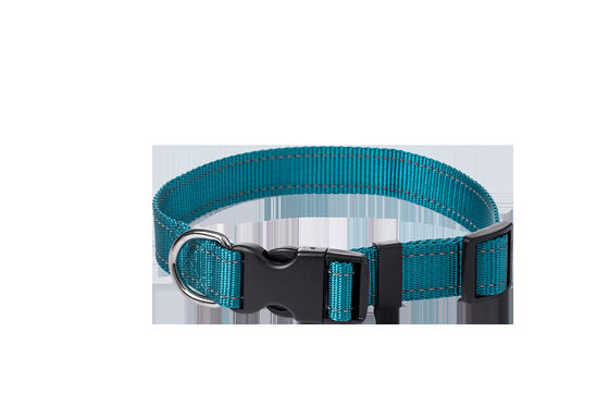 Eco Friendly OEM ODM Custom Classic Nylon Pet Collar With Plastic Buckle