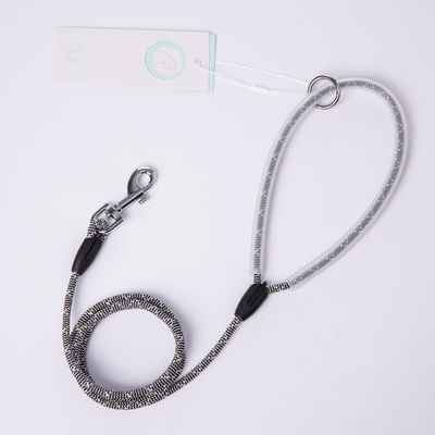 Striped 150cm Polyester Chain Dog Lead Handle Puppy Training Leash