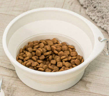 Silicone Rounded Collapsible Pet Bowl Portable Travel Dog Dishes