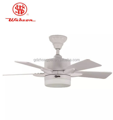 36 Inch Dimmable LED Ceiling Fan 5 Plywood Material White Color