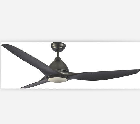 64 Inch 3 ABS Blade Ceiling Fan With Light Minimalistic Design Strong Wind Power