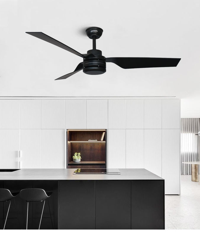 Zhongpai simple design hot selling abs blade ac motor ceiling fan without light