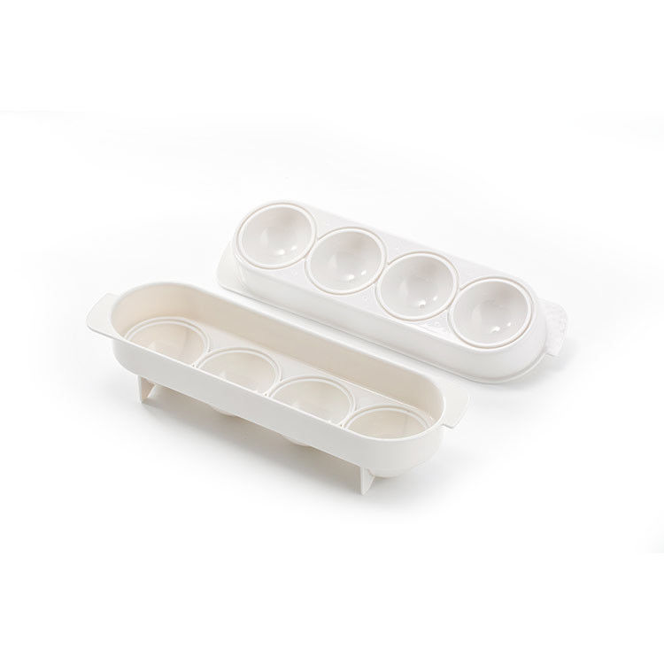 CE EU Silicone Kitchenware Products 115g Spherical Ice Cube Tray With Lid